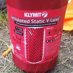 Надувной коврик KLYMIT INSULATED STATIC V LUXE PAD RED Красный