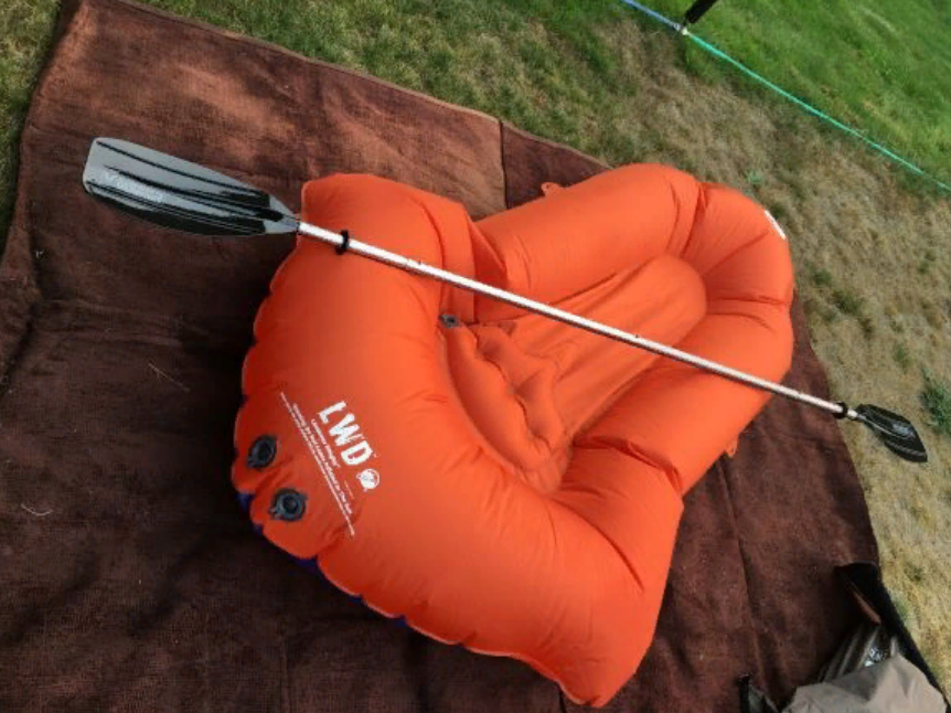 Обзор KLYMIT LWD PACKRAFT. Надувная мобильная лодка для одного человека