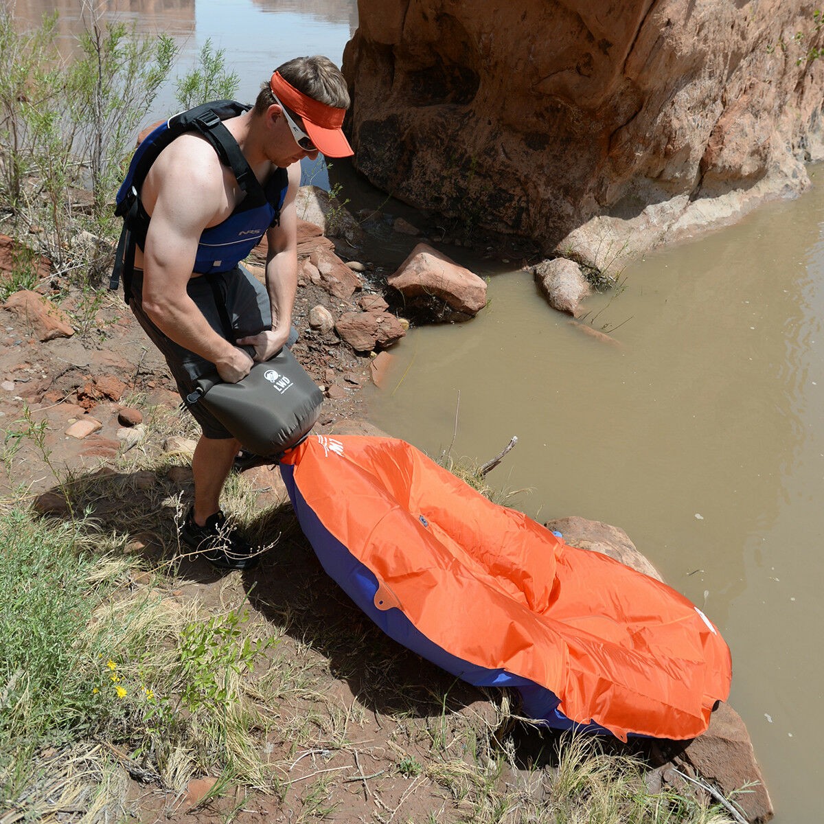 Обзор KLYMIT LWD PACKRAFT. Надувная мобильная лодка для одного человека